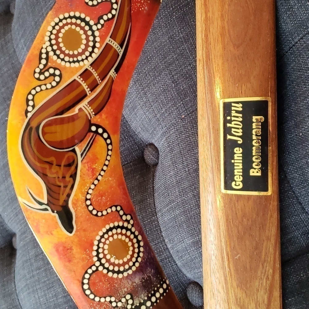 ABORIGINAL BOOMERANG - Picture 2 of 7